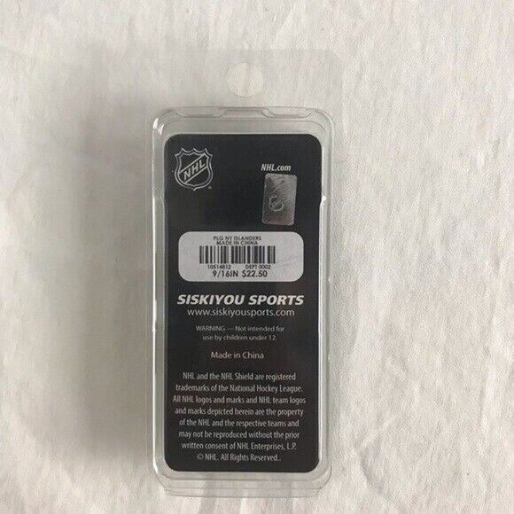 New York Islanders NEW 9/16" Surgical Steel Plugs Gauges Siskiyou Sports - Picture 2 of 4